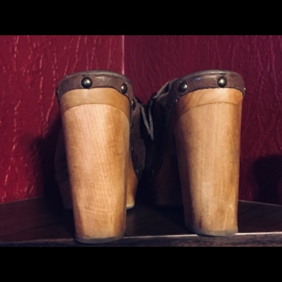 ❤️ZIGI GIRL❤️ GENUINE LEATHER STUDDED CLOGS-9 - Picture 4 of 6